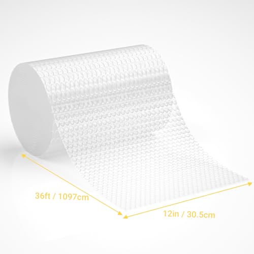LULUPACK Bubble Cushion Wrap Roll 12in x 36ft – Coreless, Heavy Duty Bubble Roll for Packing, Moving, Shipping – Protective Cushioning for Boxes & Fragile Items (1 Roll) - size: 12in x 36ft / 1 roll