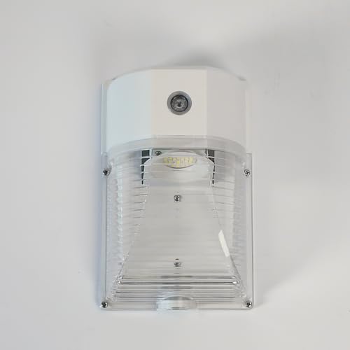 CINOTON 26W LED Wall Pack Light with Dusk to Dawn Sensor 5000k White 2 Pack - color: White, size: 2 Pack-5000k