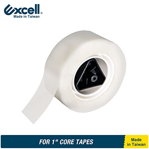 Excell EX-112BK Desk Tape Dispenser, 1" core with Non-Skid Base