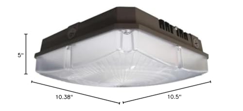 Nuvo 65/140 LED Canopy LED Canopy Fixture 40W, 4000K 120-277V