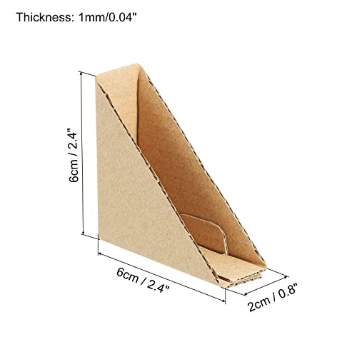 MECCANIXITY Adjustable Cardboard Corner Protector, Cardboard Edges Protectors 6x6x2cm for Art, Packing, Shipping Supplies Pack of 40 - size: 6x6x2cm