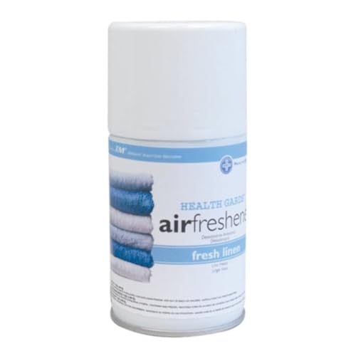 Hospeco Health Gards Metered Aerosol Air Freshener (Fresh Linen Scent, 7 oz. Cans, Case of 12) - color: 07918 Fresh Linen