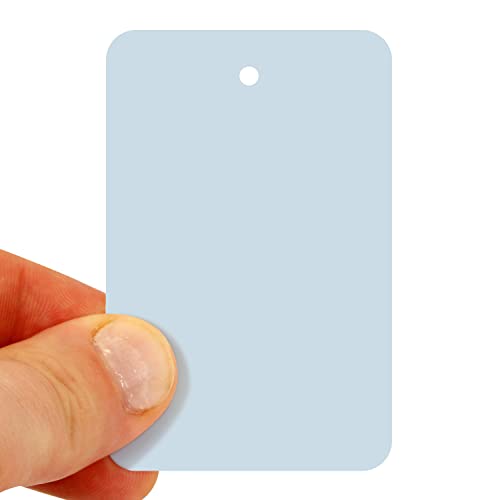 SmartSign Light Blue Blank Garment Tags - Pack of 1000, 12pt Thick Cardstock Clothing Tags, 2.875" x 1.75" Merchandise Tags with Eyelet, Colored Retail Tags Without Strings - color: Light Blue