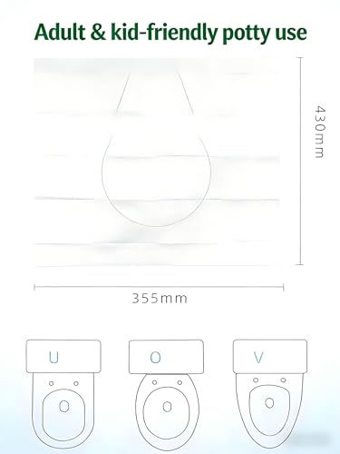Toilet Seat Covers, 20-Pack Disposable Flushable Travel Covers