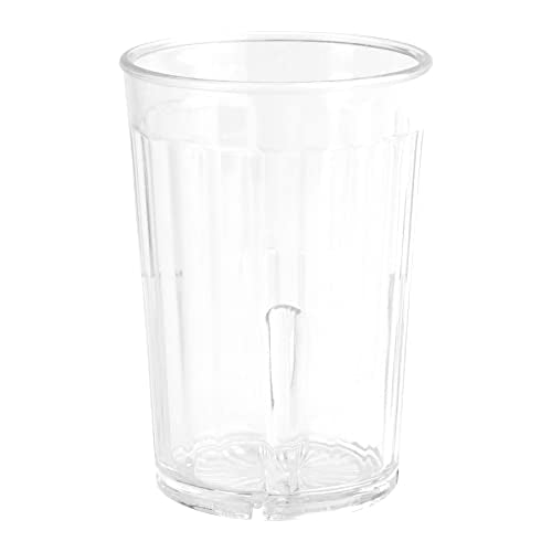 G.E.T. 8805-1-CL Heavy-Duty Shatterproof Plastic Faceted Tumblers, 5 Ounce, Clear (Set of 12) - size: 5 Ounces, style: Set of 12