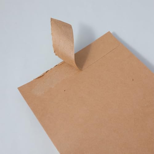 9.4"x13.2" Catalog Envelopes, 25 Pack, Document Envelopes with Self Seal Closure, Heavyweight 28 lb Paper, Self Sealing Envelop for Mailing, Filing and Organizing, Brown Krafts