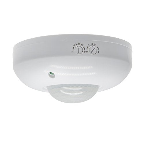 Sensky 360 Degree Ceiling Mount Occupancy Sensor, 110-240V PIR Motion Sensor Switch, High Sensitive Movement Detector Light Switch, Neutral Required(Max Detection Distance: 6 m)