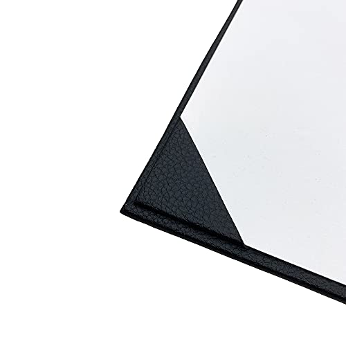 Menu Holders Made of Premium Faux Leather - Single Panel (10-Pack) Menu Covers Single Page (Black, 8.5" x 14") - color: Black, size: 8.5" x 14"