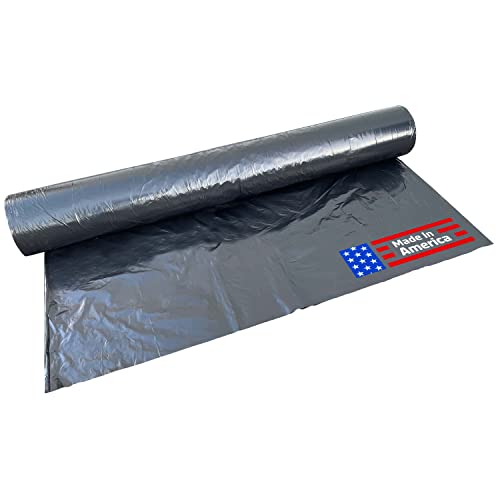 Sandbaggy Black Pallet Covers | Made in USA | Tarp Fits Large Pallets Up to 55" x 55" x 75" | Built w/ 1 Year UV Protection | Heavy Duty 3 Mil Thick Plastic (Pack of 250, 3 Mil Thick) - size: 3 Mil Thick