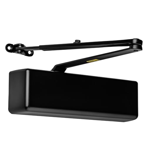 Dynasty 4401 Series Door Closer, Black, Spring 1-6, ADA
