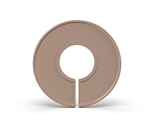 Clothes Size Dividers, Clothing Rack Size Dividers Blank (10, Taupe) - color: Taupe