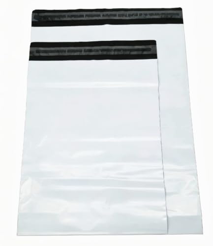 17.7 X 24 Inches White Poly Mailers Large Self-Sealing Shipping Bags 10 Pcs - size: 17.7 X 24 Inch/10 pcs