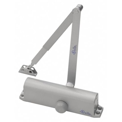 Yale 1101BF x 689 Door Closers, Aluminum Body, 689 Painted Aluminum Finish, Door Sizes 1 to 4 - style: 1101BF x 689 Painted Aluminum Finish