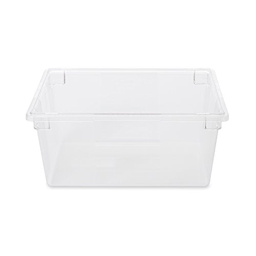 Rubbermaid Commercial Products Polycarbonate Food Storage Box/Tote, 16.5 Gallon, Clear, for Restaurant/Kitchen/Cafeteria - color: Clear, size: 16.5 Gal, style: Container