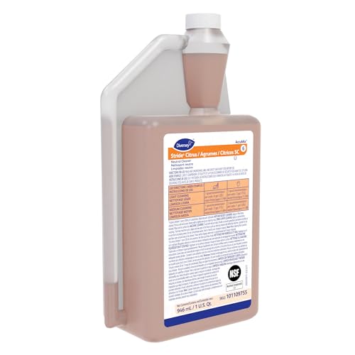 Diversey Stride Citrus Neutral Cleaner, AccuMix Dilution Control, 32 fl oz - size: 32 Fl Oz (Pack of 1)