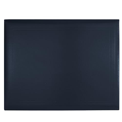 GraduationMall 8.5"x11" Smooth Padded Diploma Cover Certificate Holder Darkblue,6-Packs - color: Navy, size: 6 Packs
