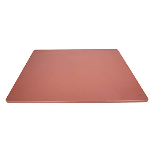 Thirteen Chefs Extra Large 24 x 18 Brown Cutting Board - 1/2" Thick HDPE Plastic for Cooked Meat, NSF Professional Grade for Restaurant Kitchens - color: Brown, size: 24"L x 18"W