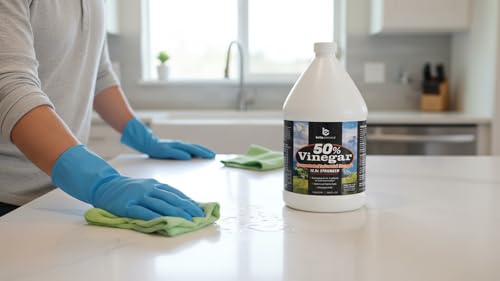 Belle Chemical 50% Pure Concentrated Vinegar - 125x Stronger - Indoor and Outdoor Cleaner (256 Fl Oz) - size: 128 Fl Oz (Pack of 2)