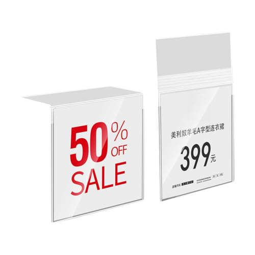 Self Adhesive Label Holder 2 Pack (100*100mm/3.94*3.94 inches)