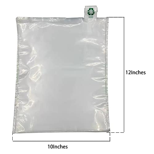 Miupoo Packaging Air Bags,Clear Plastic Inflatable Air Packaging Protector Bag with Free Pump Cushion,Air Inflatable Cushion Blocking Packaging Bag,10x12 Inches,50 Pieces - size: 10x12 Inches