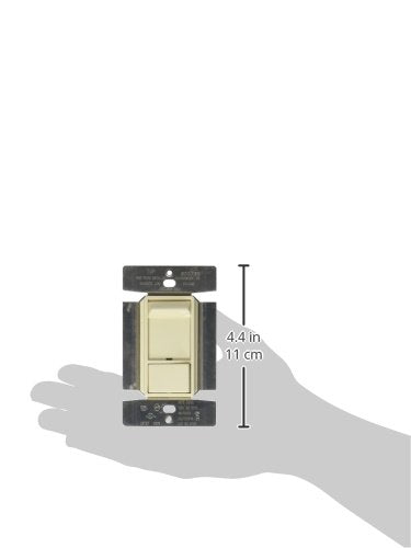 Eaton SI10P-A Skye 3-Way Single-Pole Full Slide Decorator Dimmer with Preset, 1000-watt, Almond Finish - color: Almond
