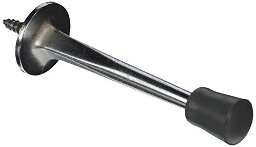 Deltana ZBDS30U26D Zinc Die-Cast 3-Inch Baseboard Door Bumper - color: Brushed Chrome