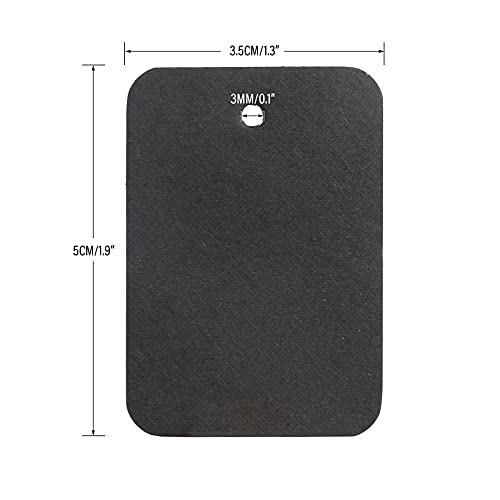G2PLUS 1000 PCS Price Tags, 1.9 X 1.3 in Black Paper Unstrung Labels - color: Black Blank
