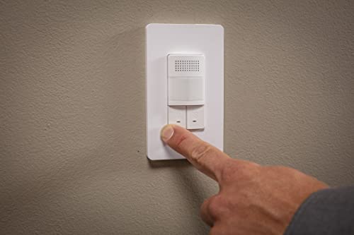 Square D by Schneider Electric Square D X Series PIR Motion Occupancy/Vacancy Sensor Light Switch, 10 Amp, Matte Black (SQR73101BK) - color: Matte Black