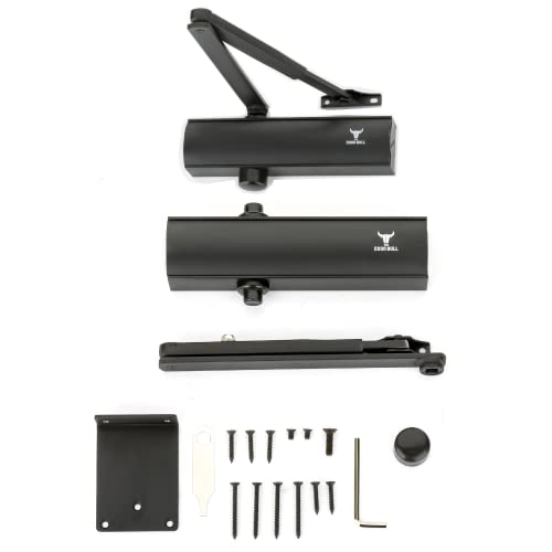The Door Bull Commercial/Residential Grade Door Closer - size: 2000 Series, style: Matte Black