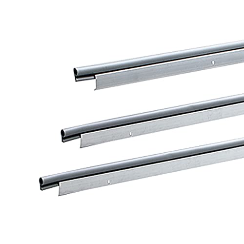 MD Building Aluminum/Vinyl Nail-On Top and Sides Door Seal Kit, Silver