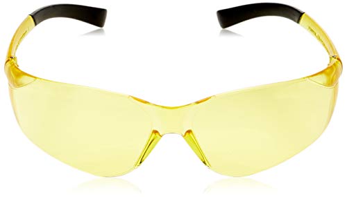 Pyramex Ztek Safety Glasses ANSI Z87+ - color: Amber Lens/ Amber Frame With Dp1000 Earplugs, size: One Size (Single)