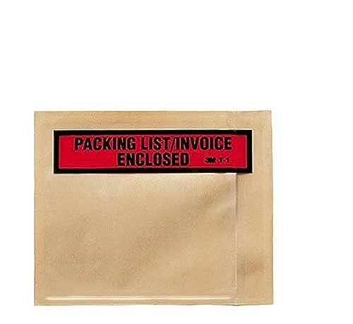 3M Top Print Packing List Envelope PLE-T1, 4-1/2 in x 5-1/2 in