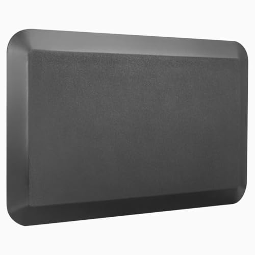 Desky Anti-Fatigue Rectangle Standing Mat Cushioned Ergonomic 85 x 75 cm Floor Mat for Sit Stand Desks, Non-Slip Beveled Edge Design, Reduces Fatigue & Pressure Office Home Workspace Comfort Mat - size: 0.8"L x 33.5"W x 29.5"Th