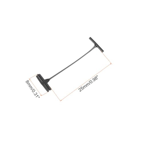 MECCANIXITY Standard Tagging Fasteners, Plastic Regular, Standard Label Gun Price Tagging Barbs for Garment Price Tag Label Tagging Barbs 25mm/1 Inch, Pack of 1500 Black - color: Black, size: 25mm/1 Inch