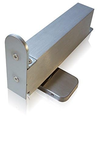 NHN PDC103W-S SSS - Hydraulic Self Closing Concealed Door Closer for Wooden & Steel Doors (Hold Open/Max. Door Width 37 3/8 in.) Satin Stainless Steel - color: Satin Stainless Steel, size: Hold Open / Max. Door Width 37 3/8 in.