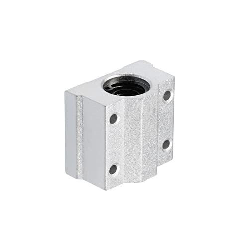 uxcell SCS8UU Linear Ball Bearing Slide Block Units, 8mm Bore Dia (Pack of 2) - size: 8mm