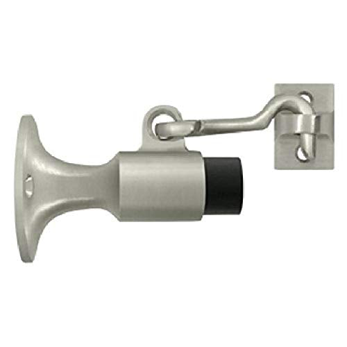 Deltana SAHW325U15 3-5/8-Inch Projection Wall Mount Bumper with Holder - color: Brushed/Satin Nickel