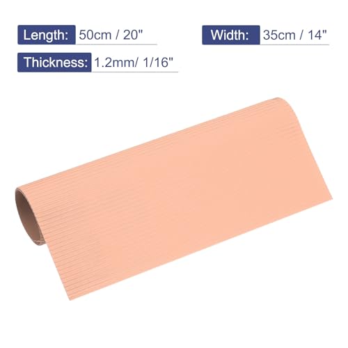 MECCANIXITY Corrugated Paper Sheets 5pcs 20x14x1/16inch Light Pink - color: Light Pink, size: 20inch x 14inch x 1/16inch