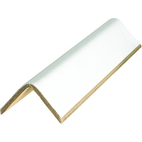 Aviditi Fibreboard Heavy Duty Edge Protectors, 3" x 3" x 30", Thickness .225", White, Use to Protect Corners of Boxes and Stabilize Shipments, Case of 55 - style: Heavy Duty .225