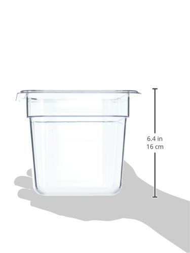 Winco 1/6 Size Pan, 6-Inch - size: Sixth Size, style: 6" Deep