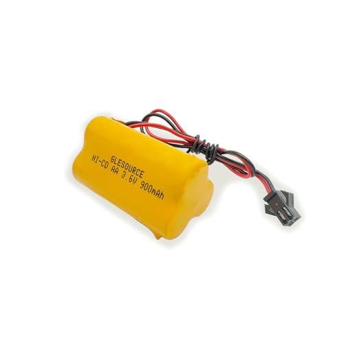 XUNTU 3.6V 900mAh AA ELB B001 Emergency/Exit Light Battery Replacement for Lithonia ELB B001 ELBB001 ELB-B001 Lithonia EU2 LED Unitech 0253799 Interstate ANIC1566 (2 Pack) - size: 2PCS 3.6V 900mAh battery