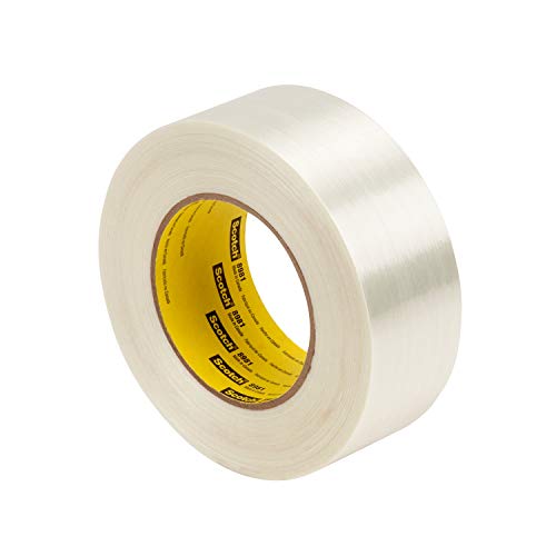 Scotch Filament Tape 8981, Clear, 48 mm x 55 m, 6.6 mil - size: 48 mm x 55 m