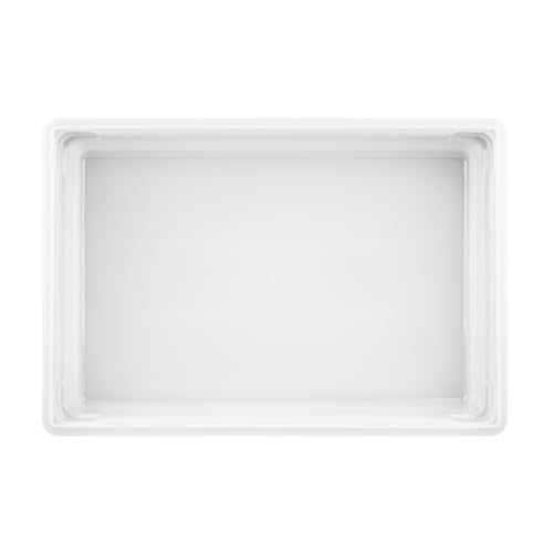 Restaurantware 26 x 18 x 6 In White Plastic Food Storage Box, 1 Count