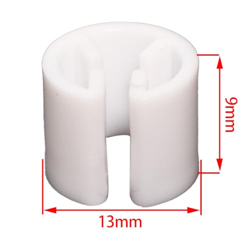 100pcs 3.5mm Plastic Clothes Hangers - Blank Marker for Retail, Laundry & Closet Organization (Bulk Set, Color Coding), White - color: White