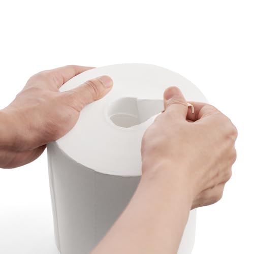 EZ-Pull Premium 2ply+ Centerpull Centerfeed Paper Hand Towels, FSC certified white, 6 rolls x 600 sheets, P2C600 - style: Refill