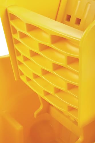 Rubbermaid Commercial Products Side-Press Replacement Wringer for WaveBrake 2.0 Mopping Buckets Yellow Heavy Duty Cleaning for Professional/Janitorial Use