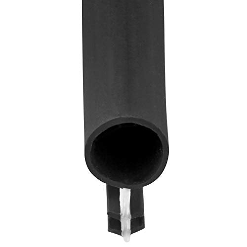 Window Weatherstrip Seal 5/16" Bulb Bubble Kerf Mount 4 Colors & 6 Length Options (25', Black) - color: Black, size: 25 Feet