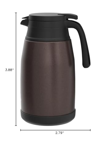 Zojirushi SH-RA15TA Stainless Steel Pot, 1.5 L, Brown - color: Brown, size: 50.7 Ounces