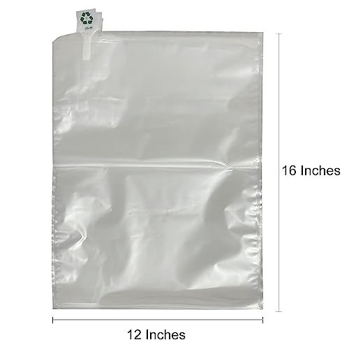 Miupoo Packaging Air Bags,Clear Plastic Inflatable Air Packaging Protector Bag with Free Pump Cushion,Air Cushion Blocking Packaging Bag,12x16 Inches,50 Pieces - size: 12x16 Inches