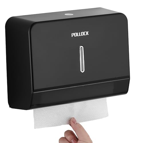 Pollock Commercial Paper Towel Dispenser Wall Mounted - color: Black-5853